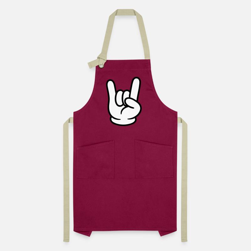 Hand Comic Party Sign Artisan Apron