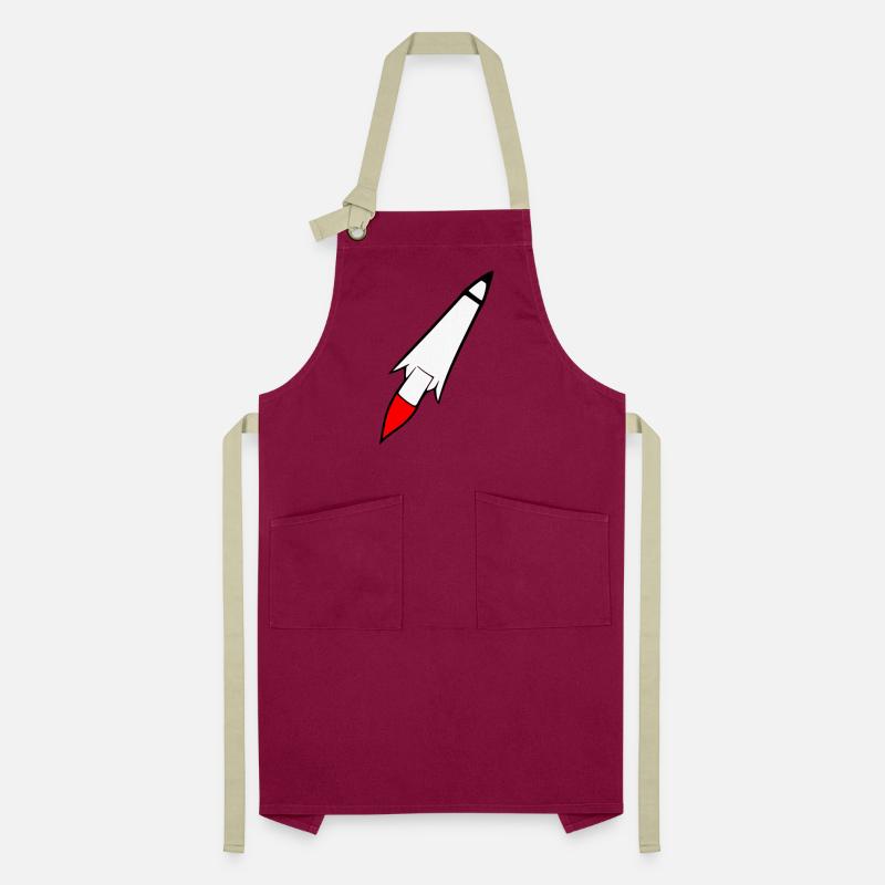 Spacecraft Rocket Space Space Flight Vector Artisan Apron