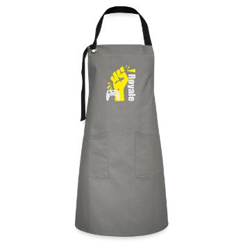 Victory Royale - Artisan Apron - grey/black - Front - Zoe (177cm)