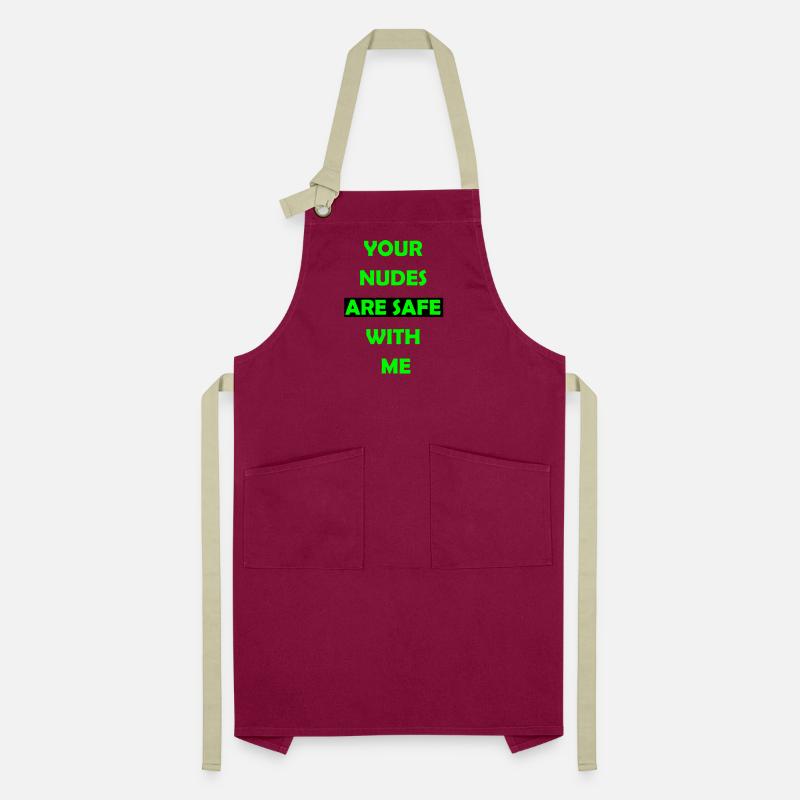 Funny Bold Statement Tee Tablier contrasté