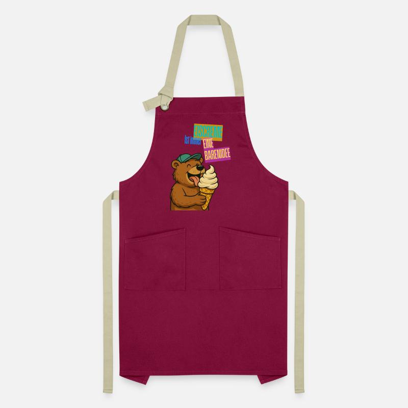 Bär Eiscreme Comic Artisan Apron