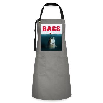 BASS ATTACK - Artisan Apron - grey/black - Front - Zoe (177cm)