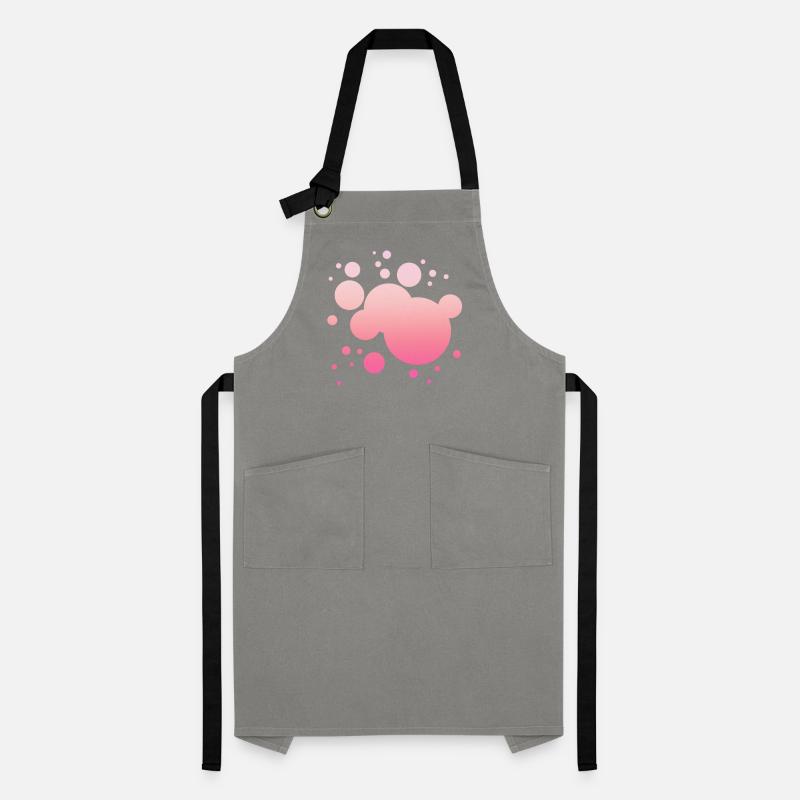 Conception d'éclaboussure de couleur simple éclaboussure de couleur rose Tablier contrasté