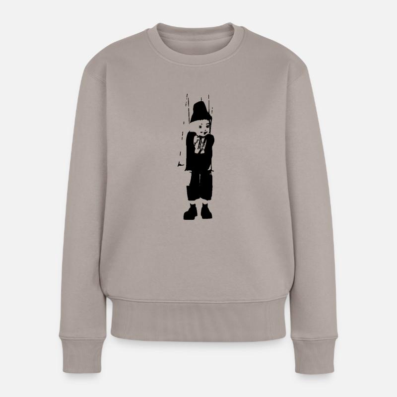Marionette - Frauen Premium Bio Pullover - Taupe