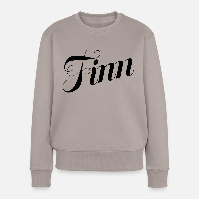 Finn - Frauen Premium Bio Pullover - Taupe