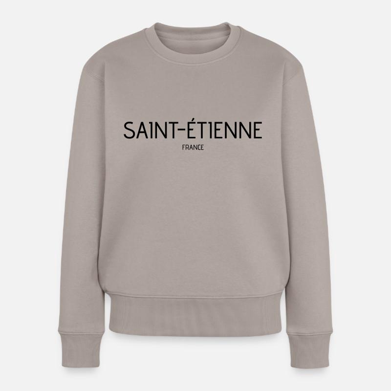 Saint Etienne - Pull Premium bio Femme - taupe