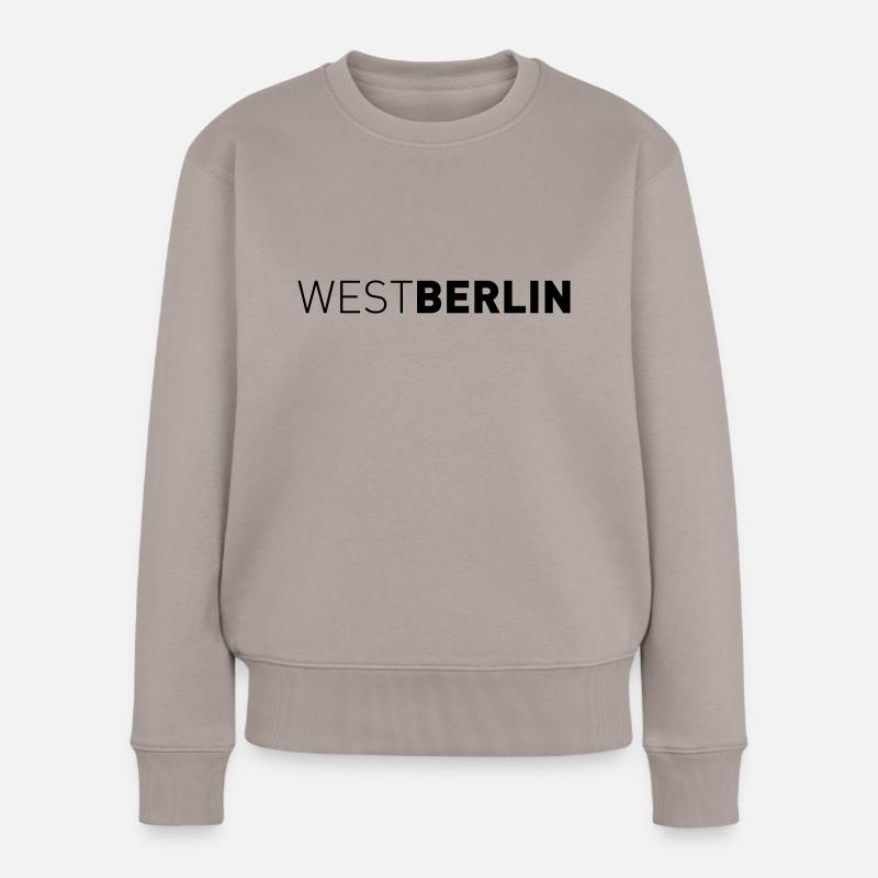 Westberlin - Frauen Premium Bio Pullover - Taupe