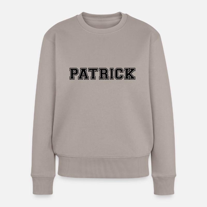 st patrick's - Women's Premium Organic Jumper - taupe