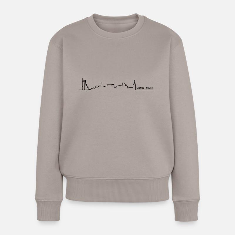 Castrop-rauxel horizon - Pull Premium bio Femme - taupe