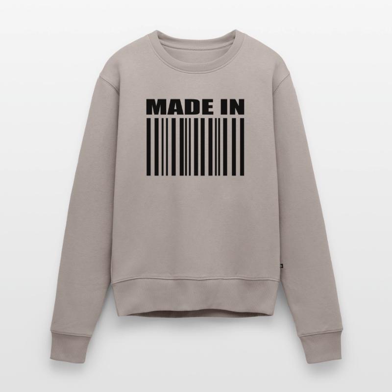 Bar Code Women's Premium Organic Jumper
