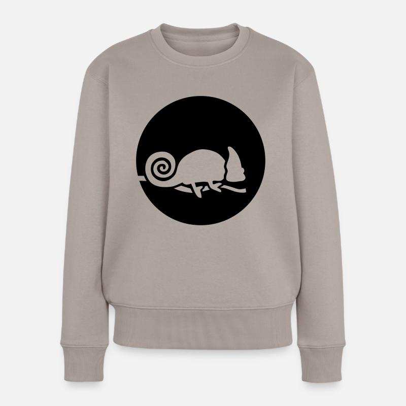 Caméléon - Pull Premium bio Femme - taupe