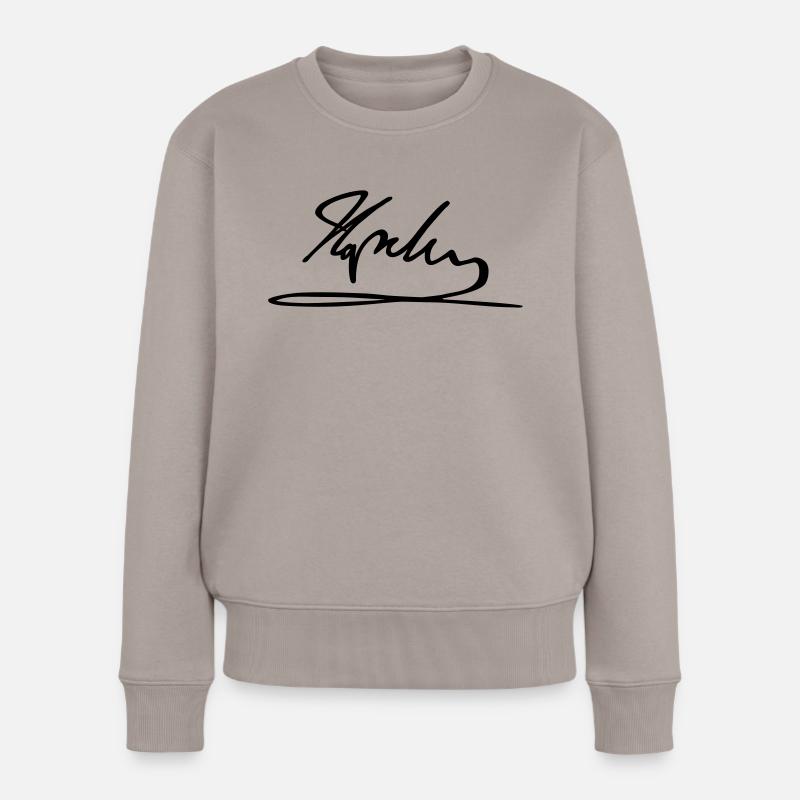 Napoleon - Frauen Premium Bio Pullover - Taupe