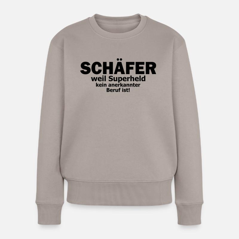 schäfer - Frauen Premium Bio Pullover - Taupe