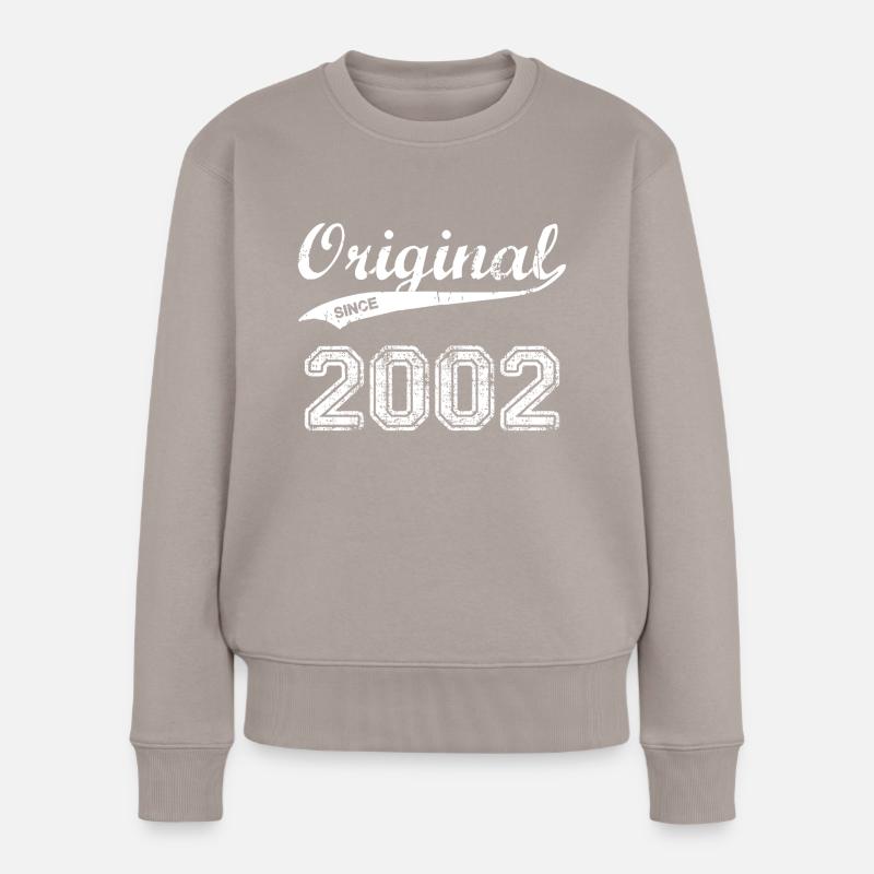 2002 - Frauen Premium Bio Pullover - Taupe