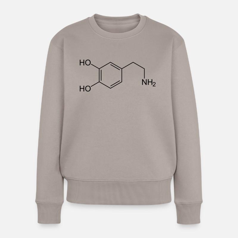 Dopamin Dopamine - Frauen Premium Bio Pullover - Taupe