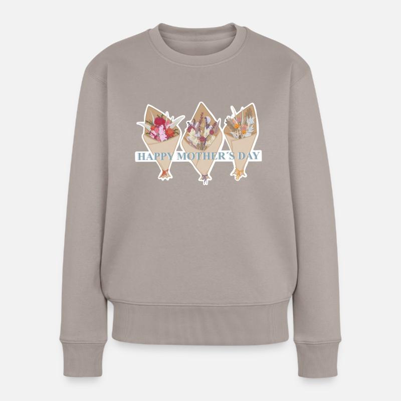 Muttertag - Frauen Premium Bio Pullover - Taupe
