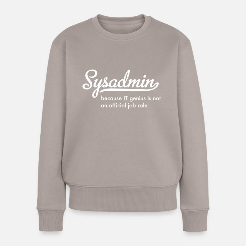 Administrateur système - Pull Premium bio Femme - taupe