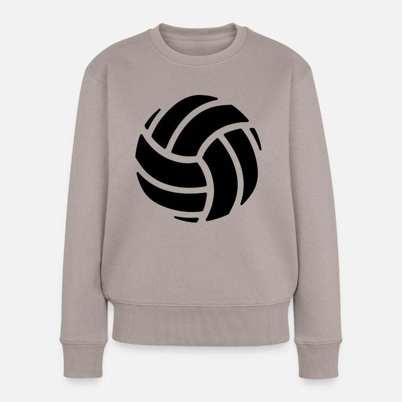 Ball - Frauen Premium Bio Pullover - Taupe