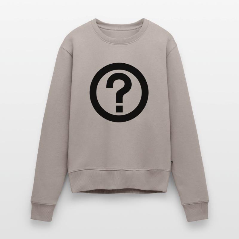 Point d'interrogation,Phrase interrogative Pull Premium bio Femme