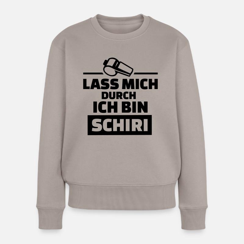 Schiri - Frauen Premium Bio Pullover - Taupe