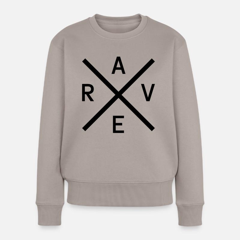 RAVE - Pull Premium bio Femme - taupe
