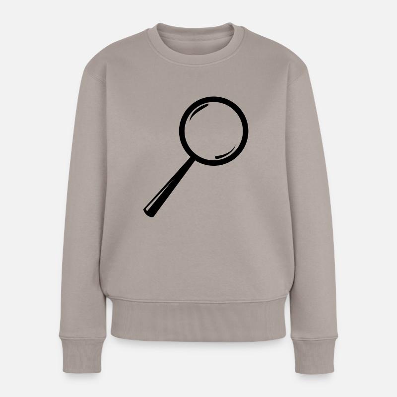 Lupe - Frauen Premium Bio Pullover - Taupe