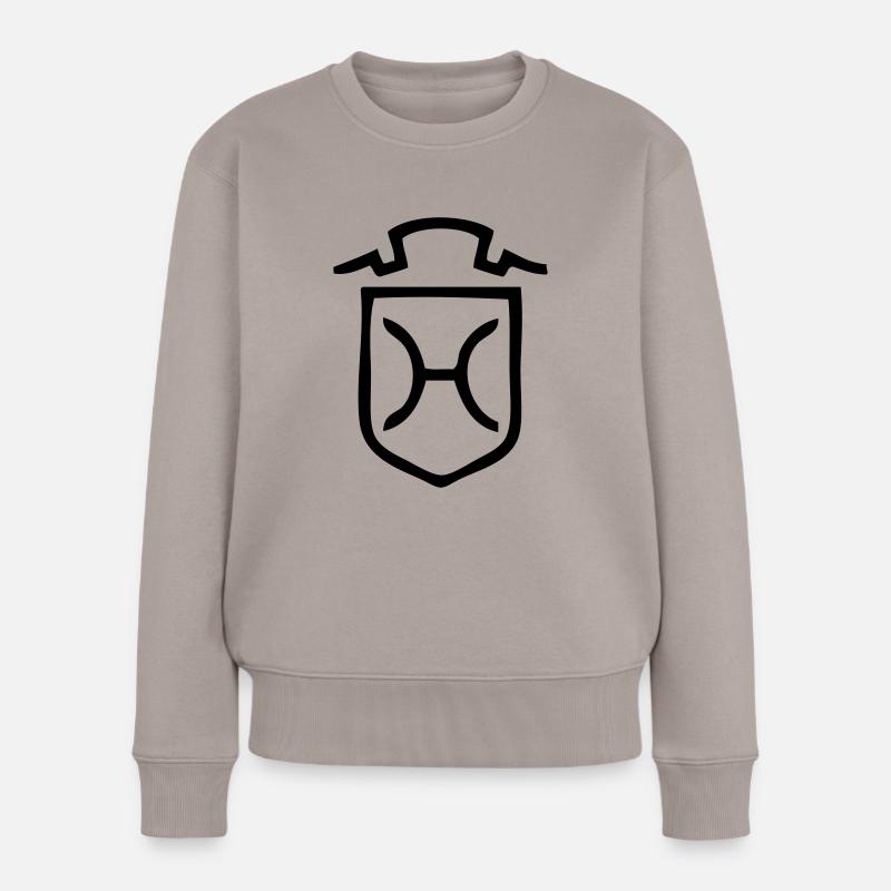 Holsteiner - Frauen Premium Bio Pullover - Taupe