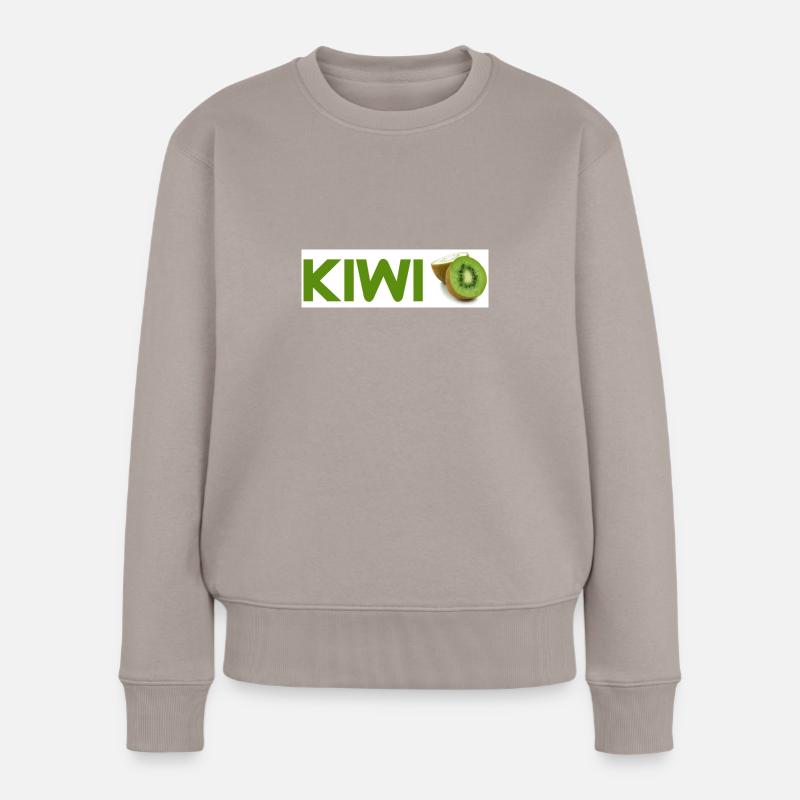 Kiwi - Frauen Premium Bio Pullover - Taupe