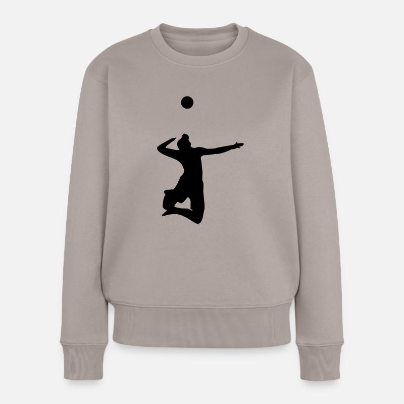 Volley-ball servir - Pull Premium bio Femme - taupe
