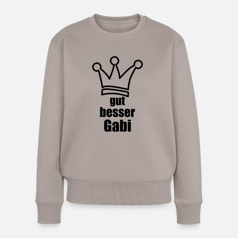 Gabi - Pull Premium bio Femme - taupe