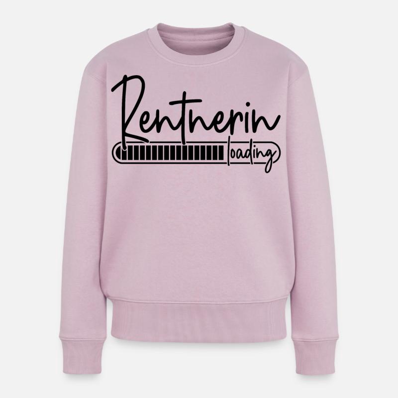 Rentnerin Loading - Frauen Premium Bio Pullover - Altrosa