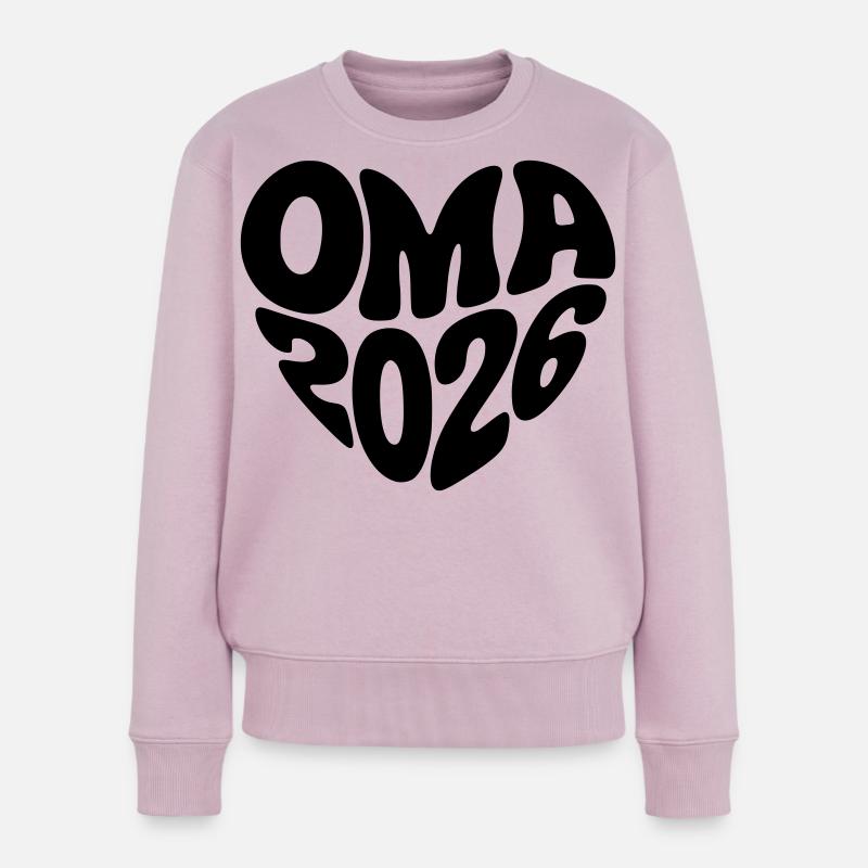 Oma 2026 - Frauen Premium Bio Pullover - Altrosa