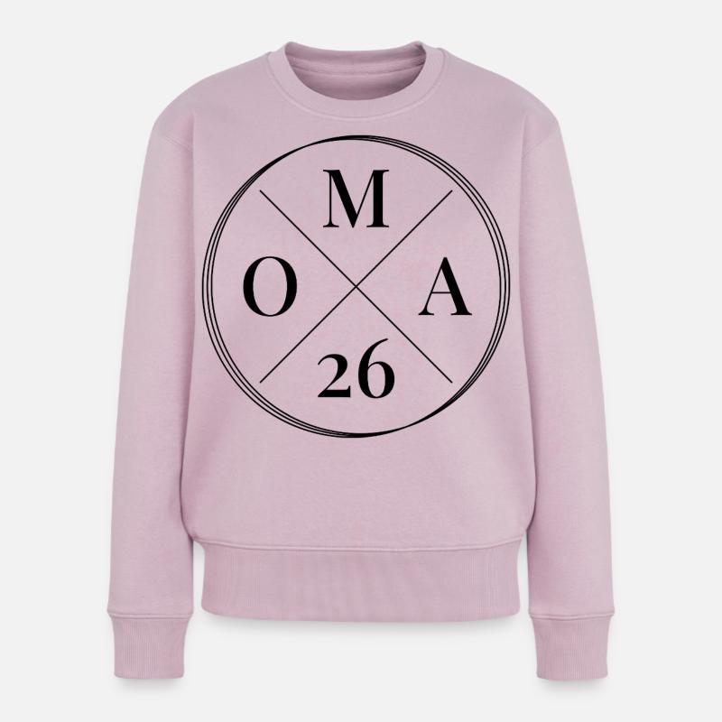 Oma 2026 - Frauen Premium Bio Pullover - Altrosa
