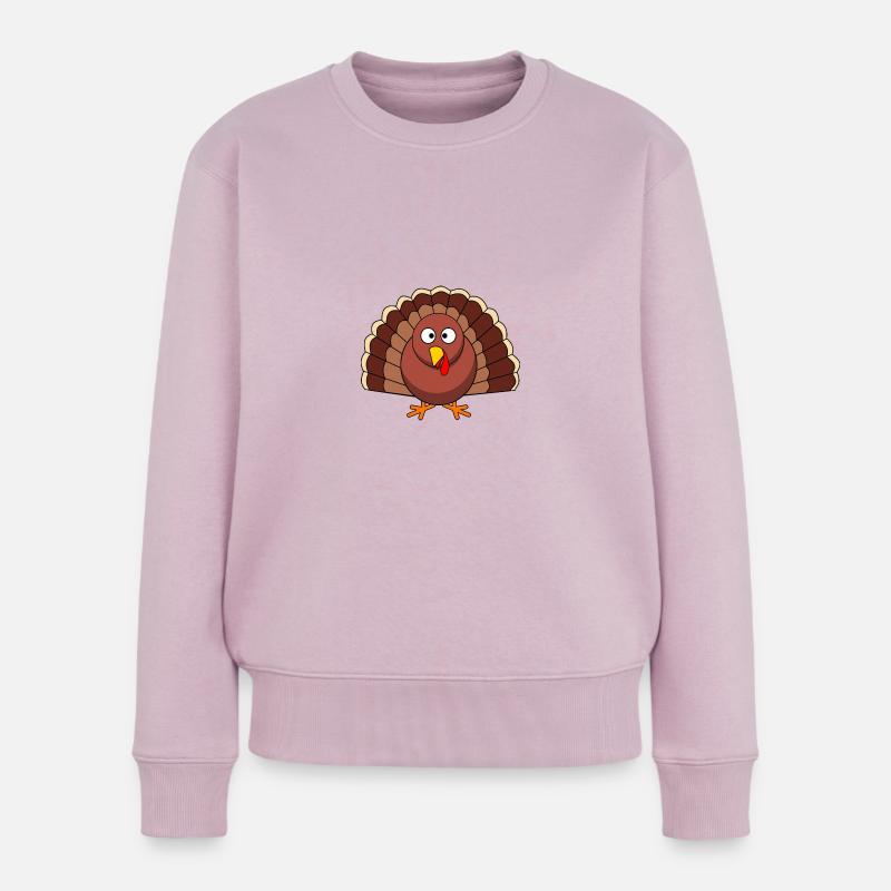 Pita la dinde - Pull Premium bio Femme - rose poudré