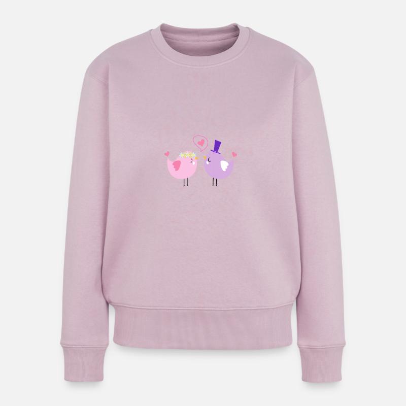 Liebes-Tricks - Frauen Premium Bio Pullover - Altrosa