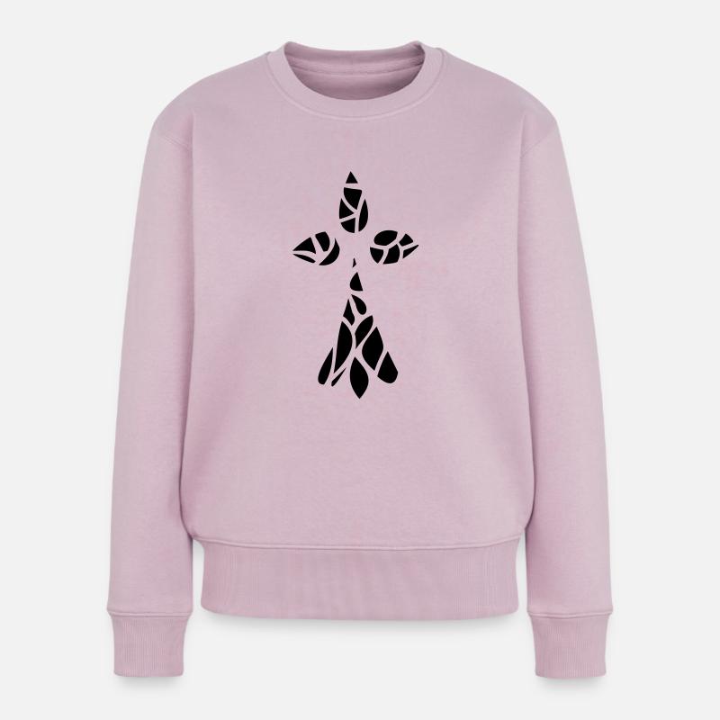 Hermine - Pull Premium bio Femme - rose poudré