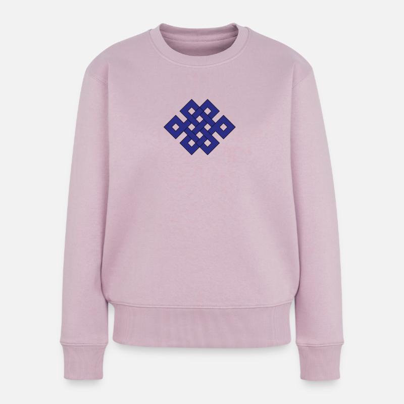 TIBETAN - Pull Premium bio Femme - rose poudré