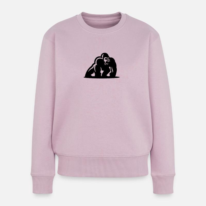 Gorilla Gorille - Frauen Premium Bio Pullover - Altrosa