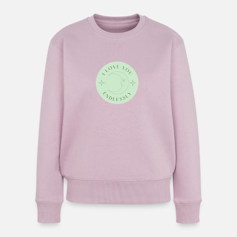 Love You Endlessly - Frauen Premium Bio Pullover - Altrosa