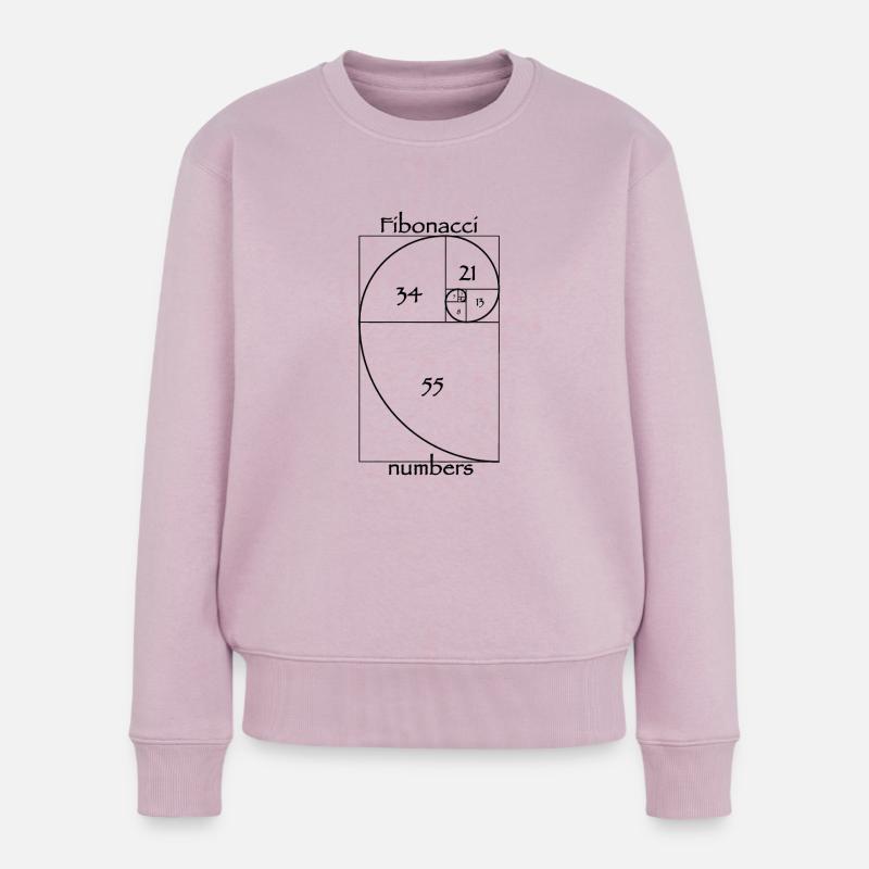 Fibonacci-Zahlen - Frauen Premium Bio Pullover - Altrosa