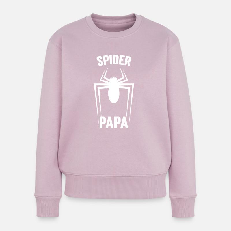Spider Papa - Pull Premium bio Femme - rose poudré
