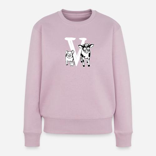 V for Animals - Frauen Premium Bio Pullover