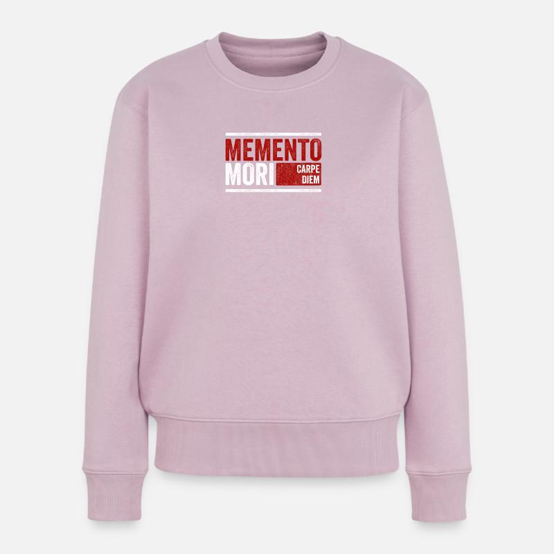 Memento Mori - Pull Premium bio Femme - rose poudré