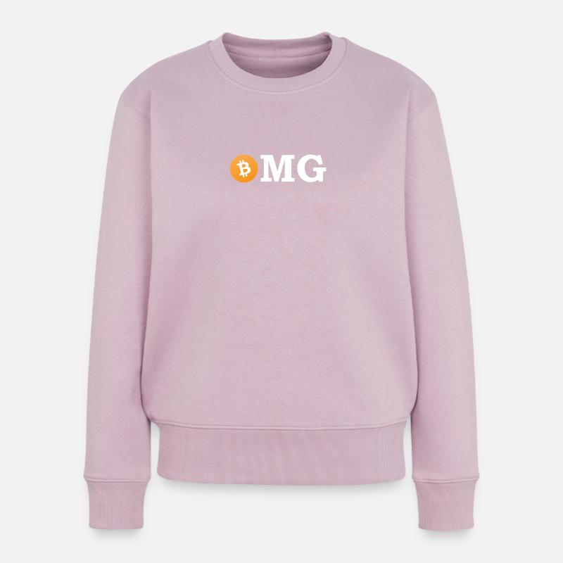 OMG that's Bitcoin - Frauen Premium Bio Pullover - Altrosa