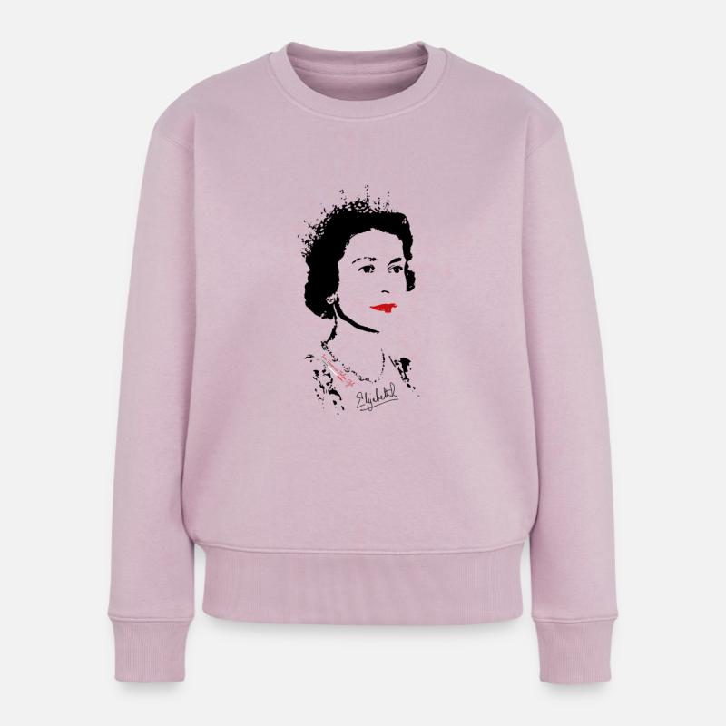 Elizabeth - Frauen Premium Bio Pullover - Altrosa