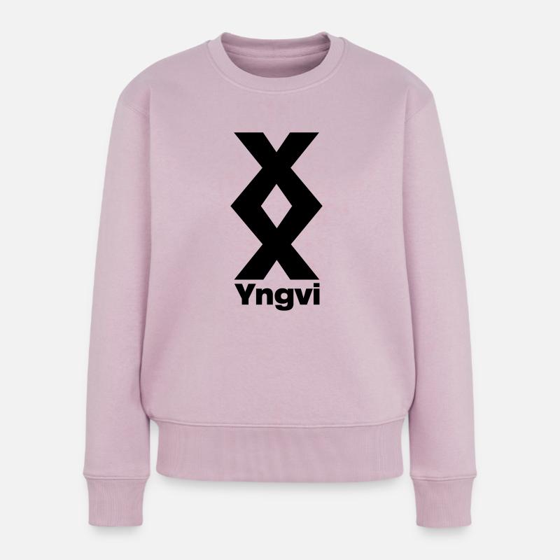 Yngvi (Ingwaz) - Frauen Premium Bio Pullover - Altrosa