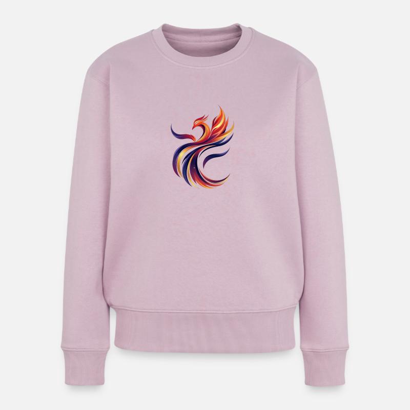 Phoenix - Frauen Premium Bio Pullover - Altrosa