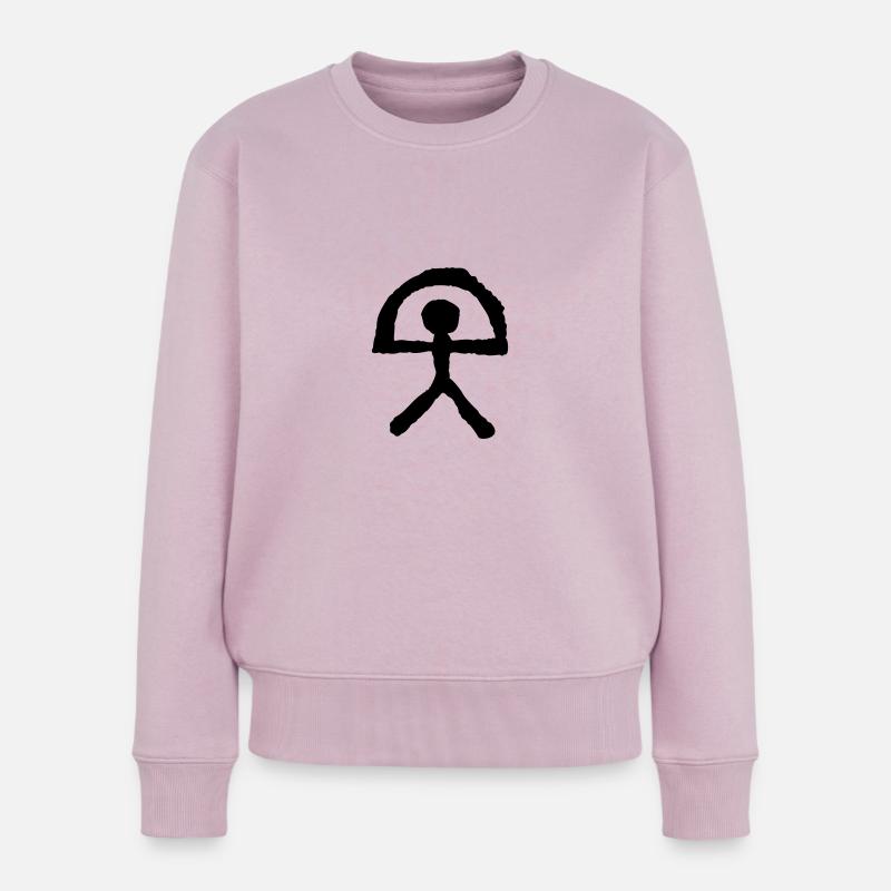 Indalo - Frauen Premium Bio Pullover - Altrosa