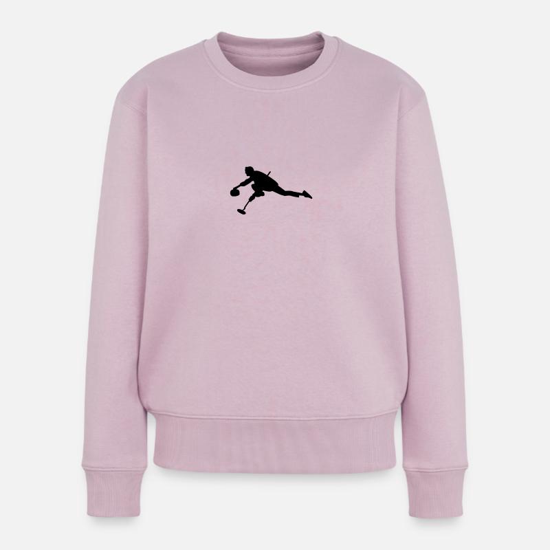 CURLING - Pull Premium bio Femme - rose poudré