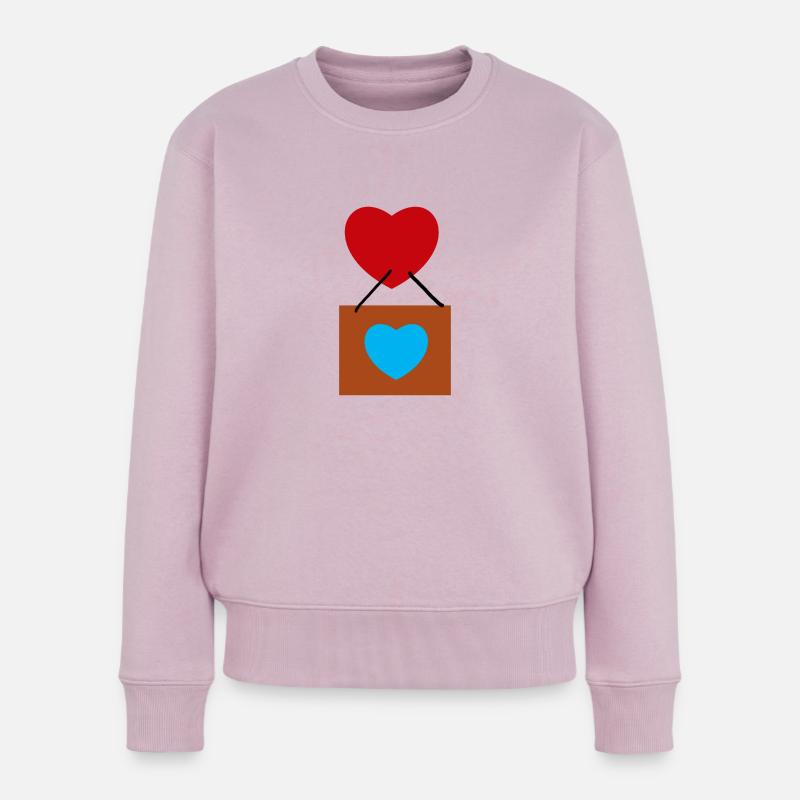 Luftballon - Frauen Premium Bio Pullover - Altrosa